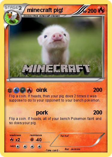 Pokemon minecraft pig!