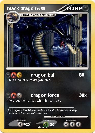 Pokemon black dragon