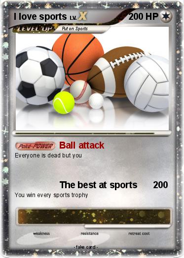 Pokemon I love sports