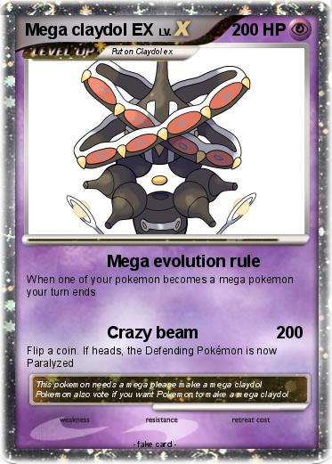 Pokemon Mega claydol EX