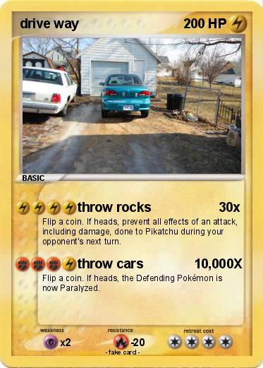Pokemon drive way