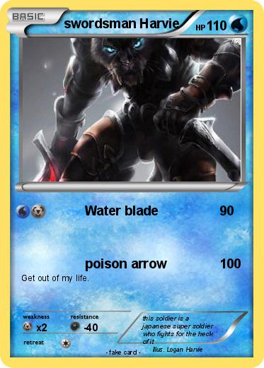 Pokemon swordsman Harvie