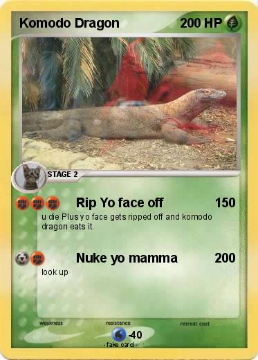 Pokemon Komodo Dragon
