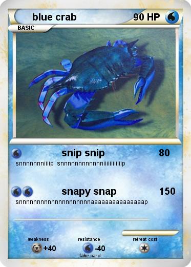 Pokemon blue crab