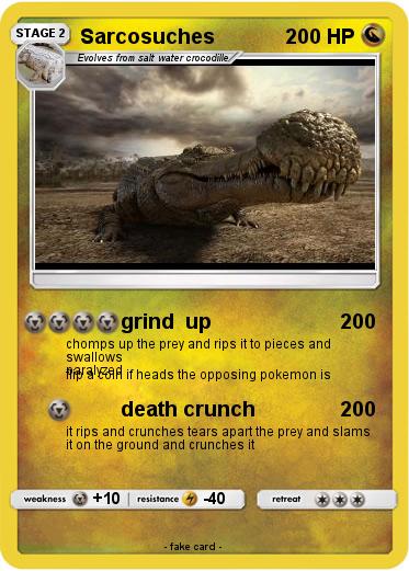 Pokemon Sarcosuches
