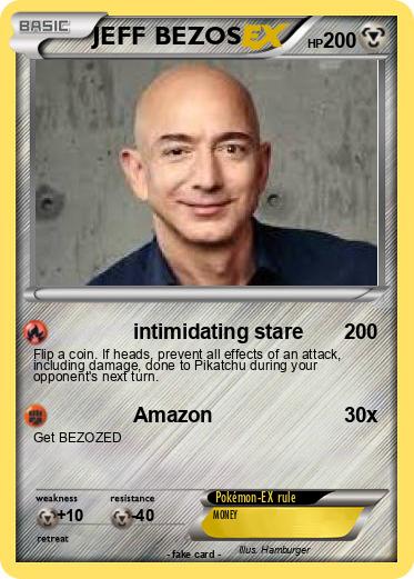 Pokemon JEFF BEZOS