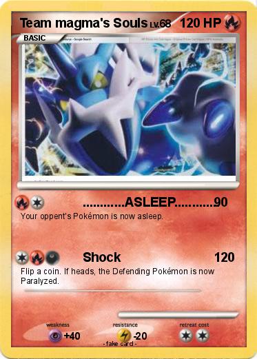 Pokemon Team magma's Souls