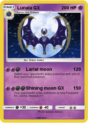 Pokemon Lunala GX