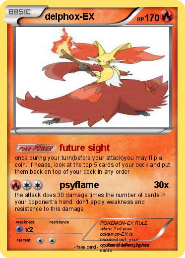 Pokemon delphox-EX