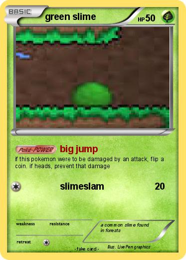 Pokemon green slime
