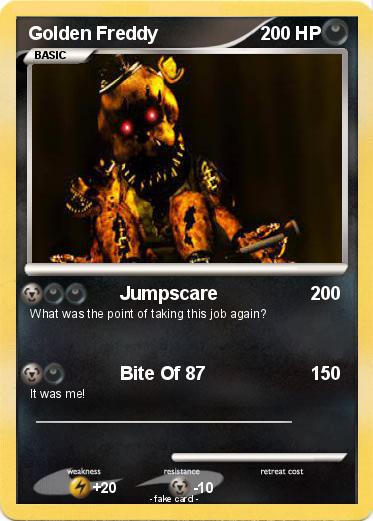 Pokemon Golden Freddy