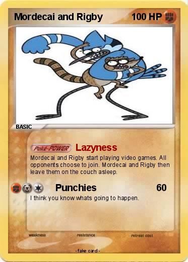 Pokemon Mordecai and Rigby