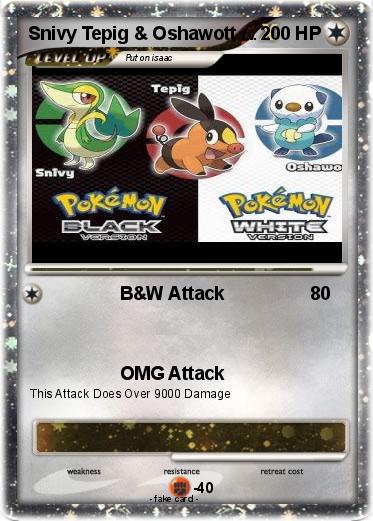 Pokemon Snivy Tepig & Oshawott