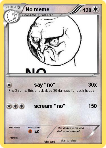 Pokemon No meme