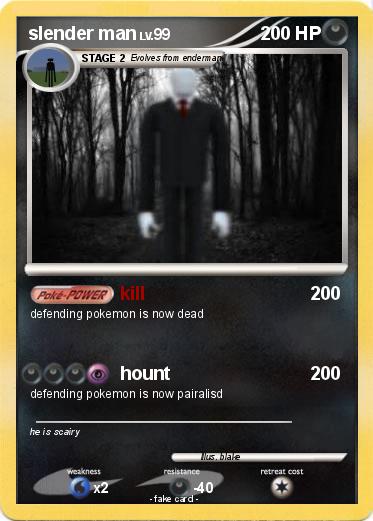 Pokemon slender man