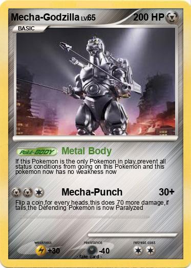 Pokemon Mecha-Godzilla Pokemon Mecha-Godzilla