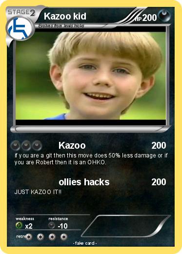 Pokemon Kazoo kid