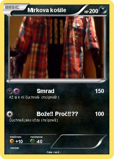 Pokemon Mirkova košile