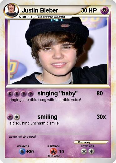 Pokemon Justin Bieber