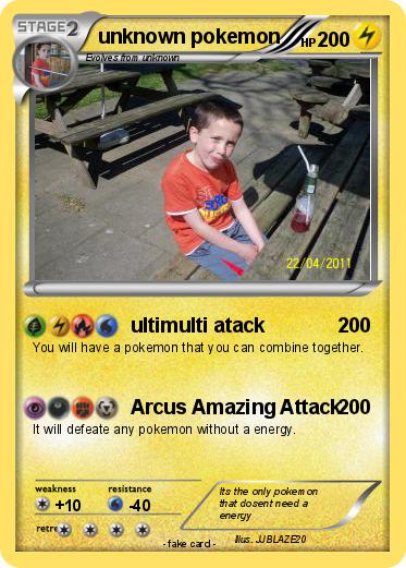 Pokemon unknown pokemon