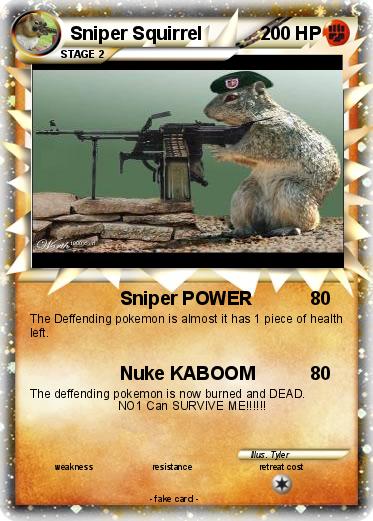 Pokemon Sniper Squirrel