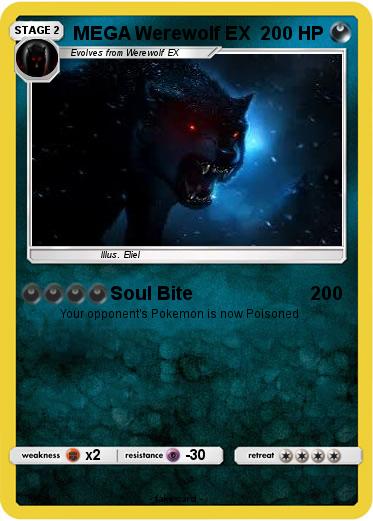 Pokemon MEGA Werewolf EX
