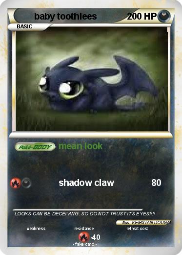 Pokemon baby toothlees