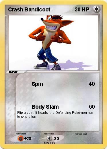 Pokemon Crash Bandicoot