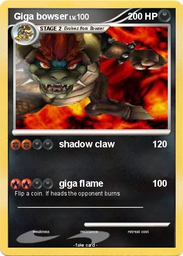 Pokemon Giga bowser