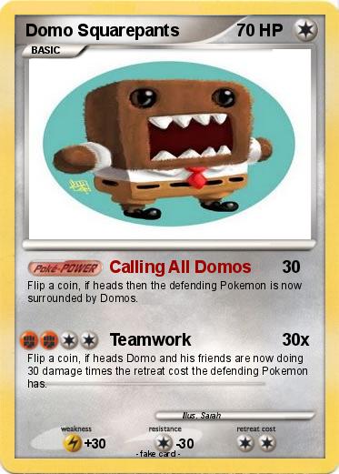 Pokemon Domo Squarepants