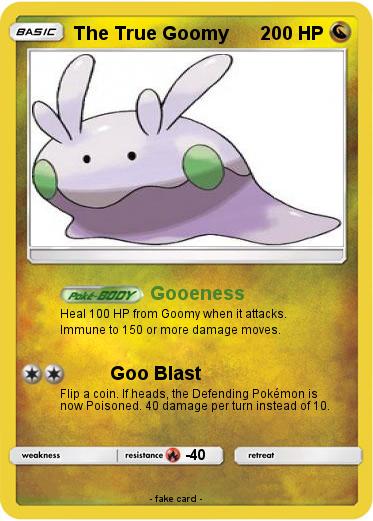 Pokemon The True Goomy