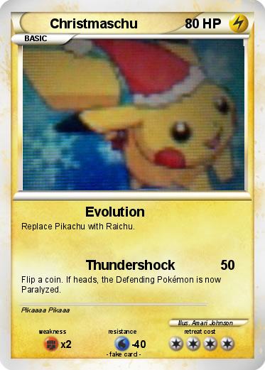 Pokemon Christmaschu