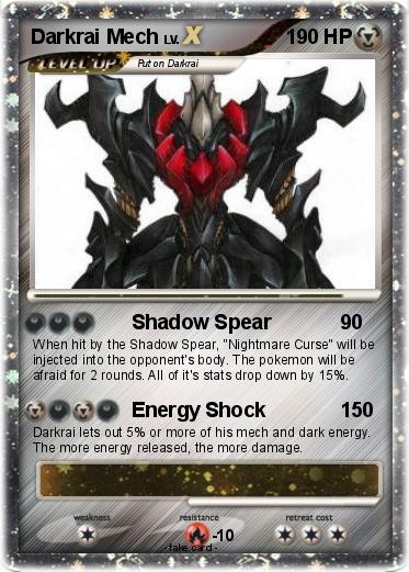 Pokemon Darkrai Mech