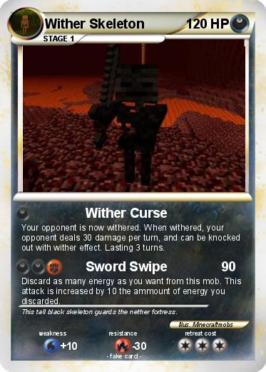 Pokemon Wither Skeleton