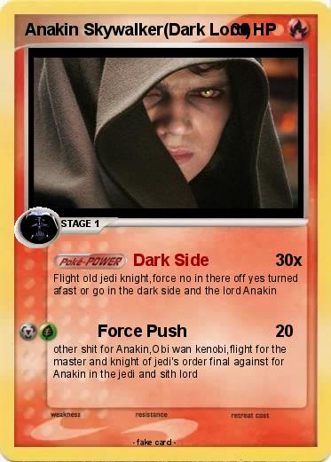 Pokemon Anakin Skywalker(Dark Lord)