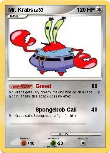 Pokemon Mr. Krabs