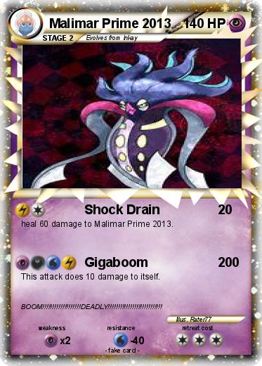 Pokemon Malimar Prime 2013