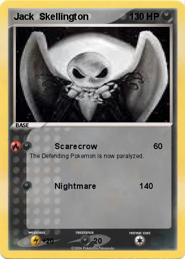 Pokemon Jack  Skellington    