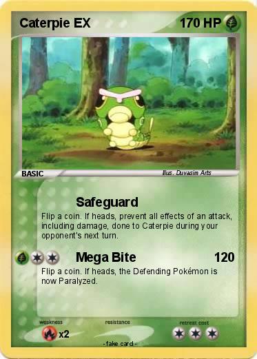 Pokemon Caterpie EX