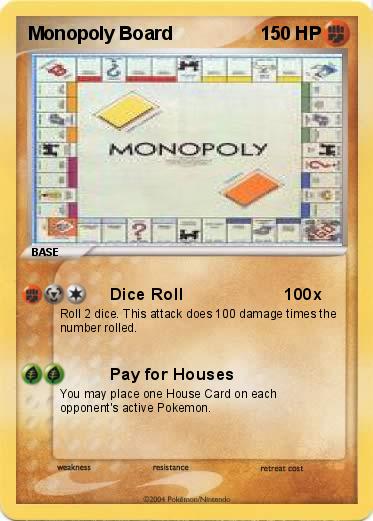 Pokemon Monopoly Board