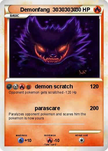 Pokemon Demonfang  30303030