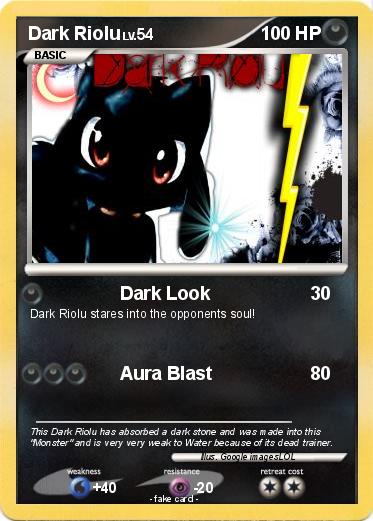 Pokemon Dark Riolu