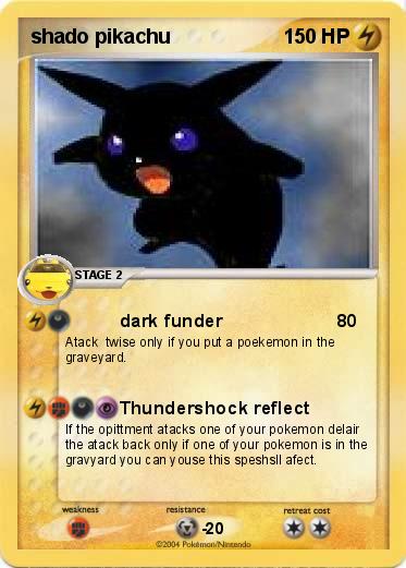 Pokemon shado pikachu