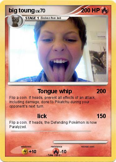 Pokemon big toung