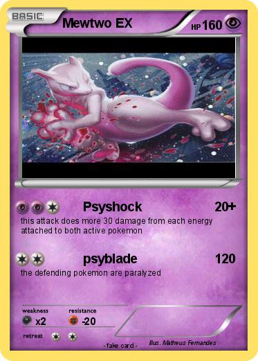 Pokemon Mewtwo EX
