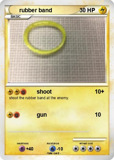Pokemon rubber band