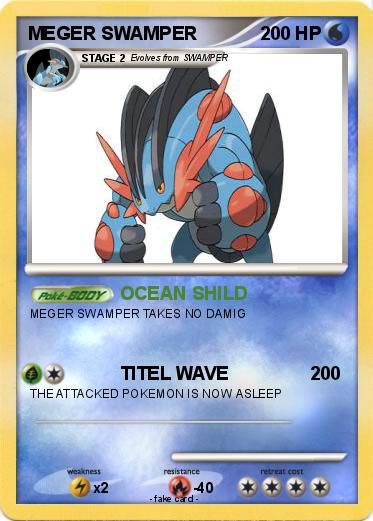 Pokemon MEGER SWAMPER