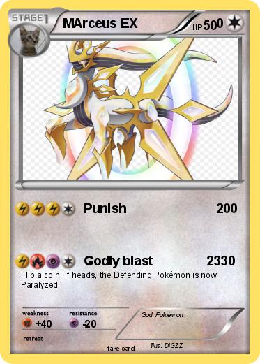 Pokemon MArceus EX                      0