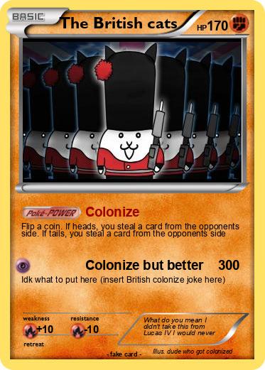 Pokemon The British cats