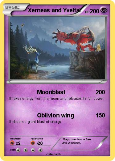 Pokemon Xerneas and Yveltal